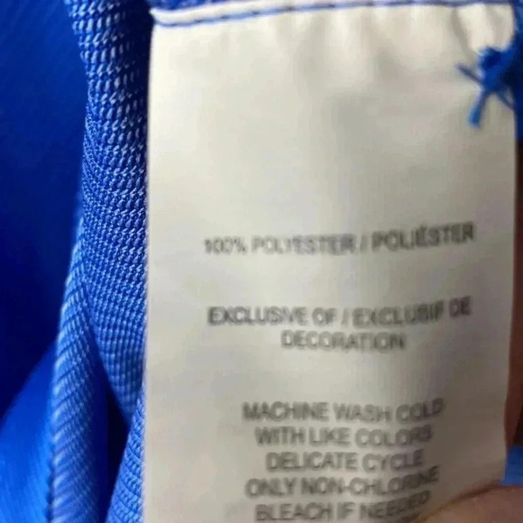 MENS CALLAWAY GOLF POLO SHIRT  SIZE XLT(Tall)  BLUE WITH SUBTLE DIAGONAL STRIPES - Picture 6 of 10